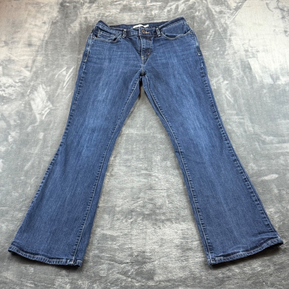 Levis 515 Bootcut Jeans Womens 10L W30 Medium Wash Denim Stretch Mid Rise